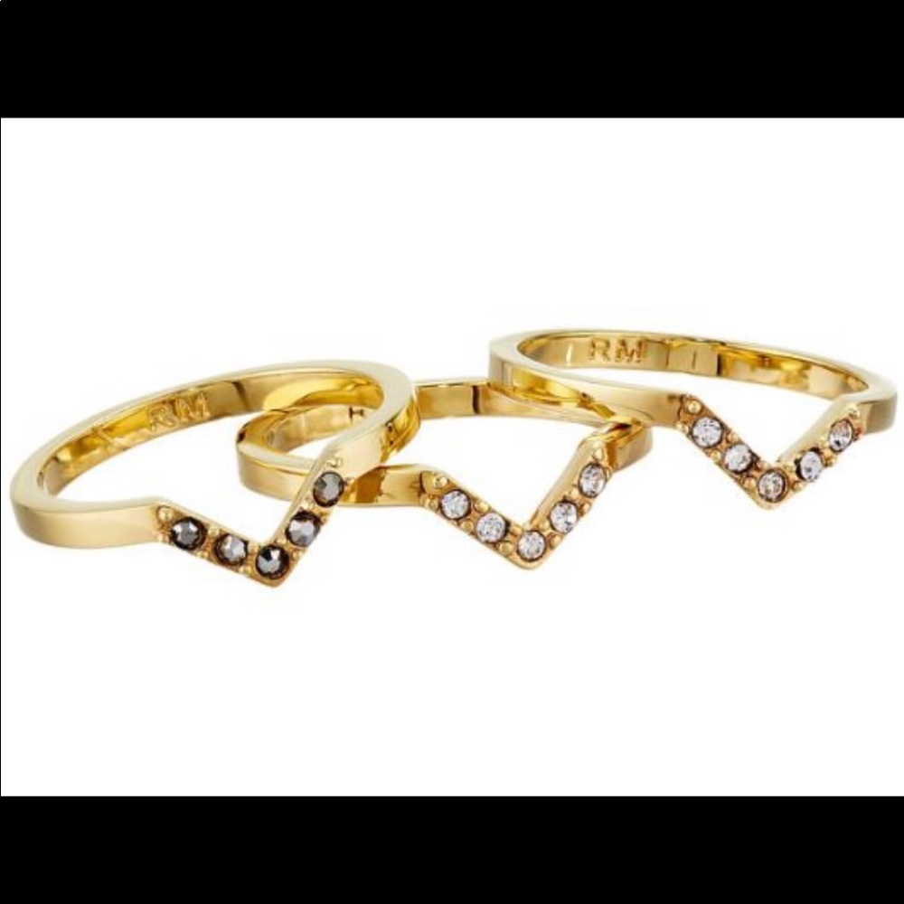 Rebecca minkoff rings stackable x 2